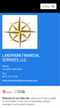 Mobile Screenshot of landmarkfinancialservicesllc.com